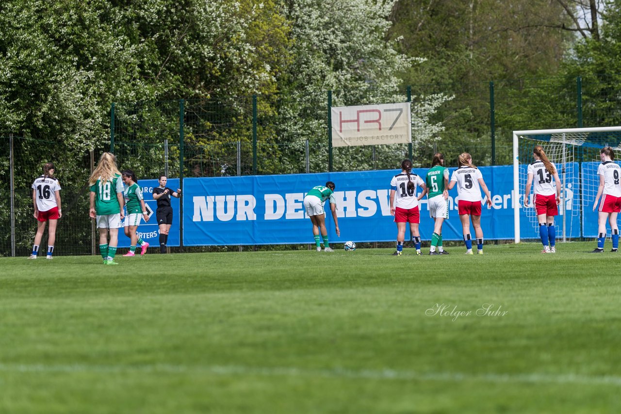 Bild 291 - wBJ Hamburger SV - SV Werder Bremen : Ergebnis : 1:3